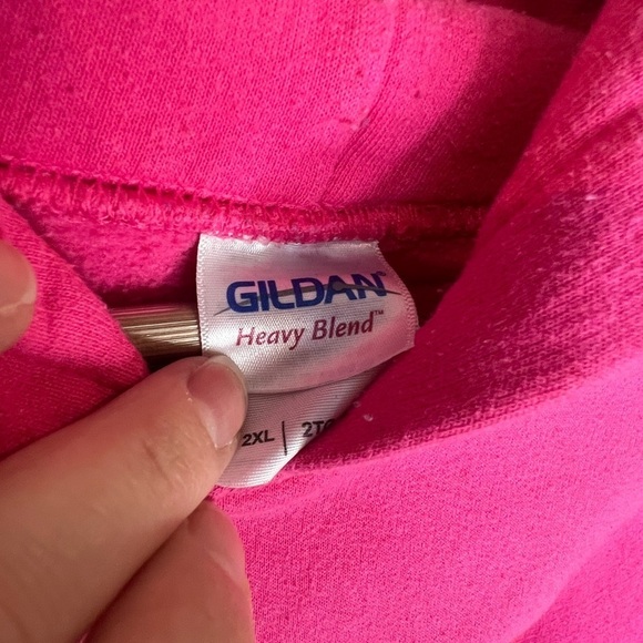 017. Chicago Cubs “The North Side” Cubby Bear Pink Hoodie 2X (missing drawstring - Picture 6 of 6